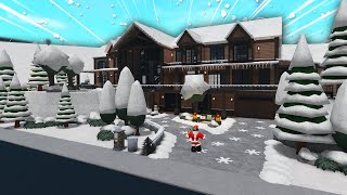 UPDATE ON MY BLOXBURG WINTER MANSION IM CRY... 14th ELF LOCATION