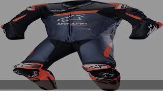 Alpinestars GP Plus V4 Suit (54) (Black/Red/Blue)