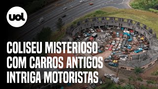 Coliseu da Fernão: prédio misterioso com carros largados intriga motoristas