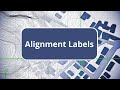 TBC - Alignment Labels - Surface Modeling Edition Commands
