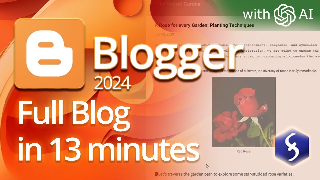 Blogger Tutorial For Beginners In 13 Minutes Complete Youtube