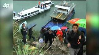 Raw Video: Deadly Bus Crash in Central China