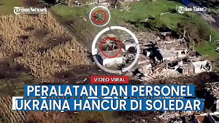 Tembakan Artileri Militan LPR Hantam Peralatan dan Personel Ukraina di Soledar