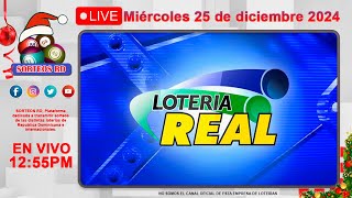 Lotería Real EN VIVO 📺 | Miércoles 25 de diciembre 2024– 12:55 PM #loteriarealdehoy