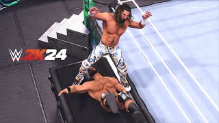 WWE 2K24 - Drew McIntyre Vs Seth Rollins I Casket Match (PS5)