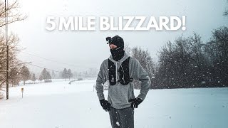 I RAN THROUGH A BLIZZARD | Day 2 | Marathon Prep