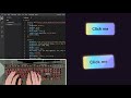 ASMR Programming - Shimmer Button using Html CSS - No Talking