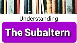 The Subaltern