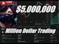 LIVE  - $5,000,000 Million Dollar Trading Bitcoin