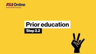 How to apply to ASU Online graduate school - Step 2.2: Reporting your GPA