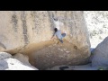 bishop bouldering xavier s roof v11