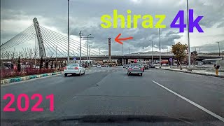 رانندگی در بلوار مدرس شیراز ، drive in iran shiraz