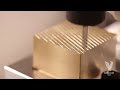 bantam tools cnc brass knurling with desktop pcb milling machine