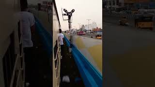 EMU🚈 New Track🛤️ Traveling🌧️ Towards Chengalpattu from Tbm 🚉 #shorts #suburban #chennailocaltrain