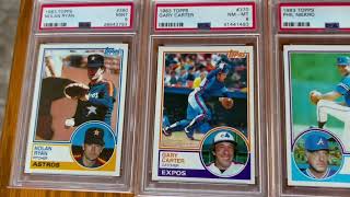 1983 Topps HOF Run Complete!!  Over 100 Cards!!  Saturday Showcase!!