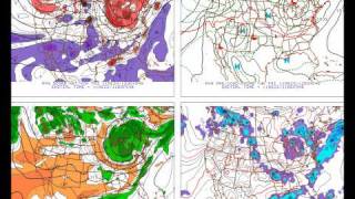 GFS weather models for 120 hours