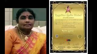 RagsStar Media Global Awarded #SeniorCitizens #GoldenStars on #10July2021Online Singing Competition