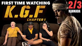 K.G.F Chapter 1 (2018) - First Time Watching | Movie Reaction With KANNADA Audio Part 2