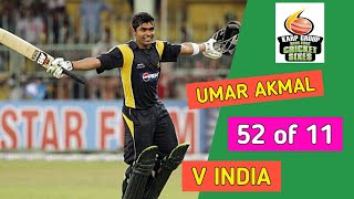 Umar Akmal 52* (11) Vs India - Fastest Half Century - Hong Kong Sixes 2011 - India Vs Pakistan