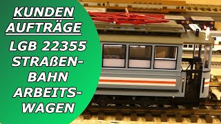 Modelleisenbahn Digitalisierung LGB 22355 Straßenbahn Arbeitswagen Set