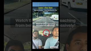 Learner's Close Shave: Aggressive Overtake – A Scary Road Drama on a max speed limit!#car #CloseCall