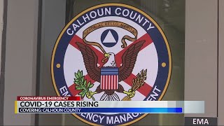 COVID-19 cases rising in Calhoun County