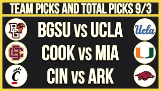 FREE College Football Picks and Predictions Today 9/3/22 NCAAF Picks NCAAF Betting Tips