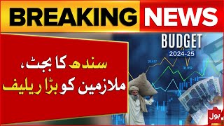 Sindh Budget 2024-25 | Big Relief For Employees | Breaking News