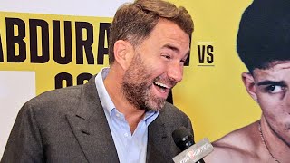 EDDIE HEARN LAUGHS AT JAKE PAUL THINKING HE CAN BEAT CANELO; ASKS WTF IS WRONG WITH HIM