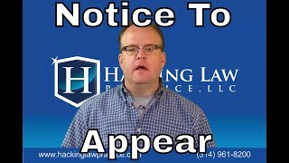 St. Louis Immigration Attorney Jim Hacking Explains the Notice to Appear