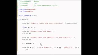 Easy Programming - Beginner C++ Tutorial - Power Function (10)