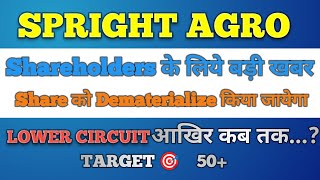 SPRIGHT AGRO SHARE LATEST NEWS TODAY | SPRIGHT AGRO SHARE NEWS TODAY | SPRIGHT AGRO NEWS #viralvideo