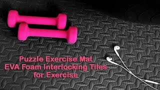 Balancefrom Puzzle Exercise Mat Review - Interlocking Gym Workout Puzzle Flooring Tiles