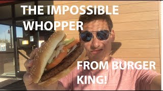 Eating the Impossible Whopper from Burger King! | Sage Canaday Running Nutrition