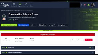 TRYHACKME Enumeration and Brute Force