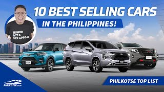 10 Best-Selling Cars in the Philippines in 2022 | Philkotse Top List (w/ English subtitles)
