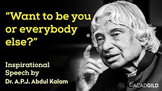 Abdul Kalam Motivational Speech | A.P.J Abdul Kalam Inspirational Speech | Culture of Excellence