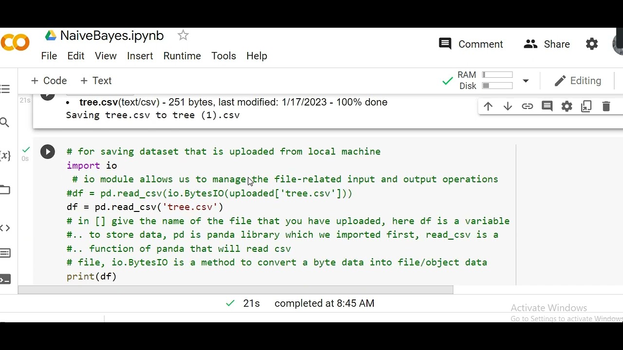 Naive Bayes Classifier Machine Learning Algorithm || Implementation ...