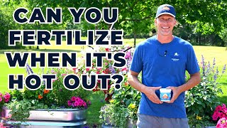 Can You FERTILIZE When It's HOT Out? - Fertilizing Flowers In The Heat of Summer
