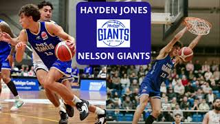 Hayden Jones - Nelson Giants - NZNBL Highlights