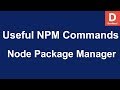 Node Package Manager - Useful NPM Commands