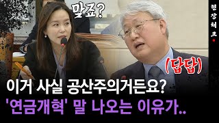 [현장체크] 이거 사실 공산주의거든요?... '연금개혁' 말 나오는 이유가..