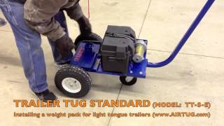 Airtug Trailer Tug TT-S-E  -installing weight pack