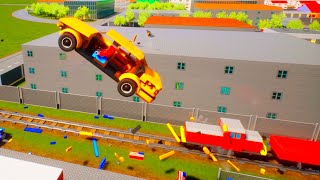 Unstoppable Massive LEGO Train Wrecks - Brick Rigs Smasher Gameplay #15