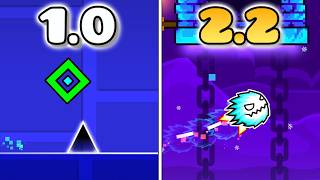 Beating EVERY VERSION of Geometry Dash!