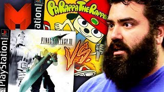 The BEST PS1 Games? Final Fantasy VII vs Parappa the Rapper - Madness