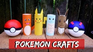 Pokemon Crafts - How to Make Pikachu and  Friends