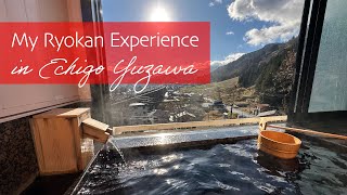 My Ryokan experience in Echigo Yuzawa #japan #japantravel #ryokan #越後湯沢