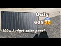 Best BUDGET 100w portable solar panel (no set up required) Panana solar panel unboxing/review