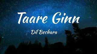 Taare Ginn - Dil Bechaare (Lyrics)
